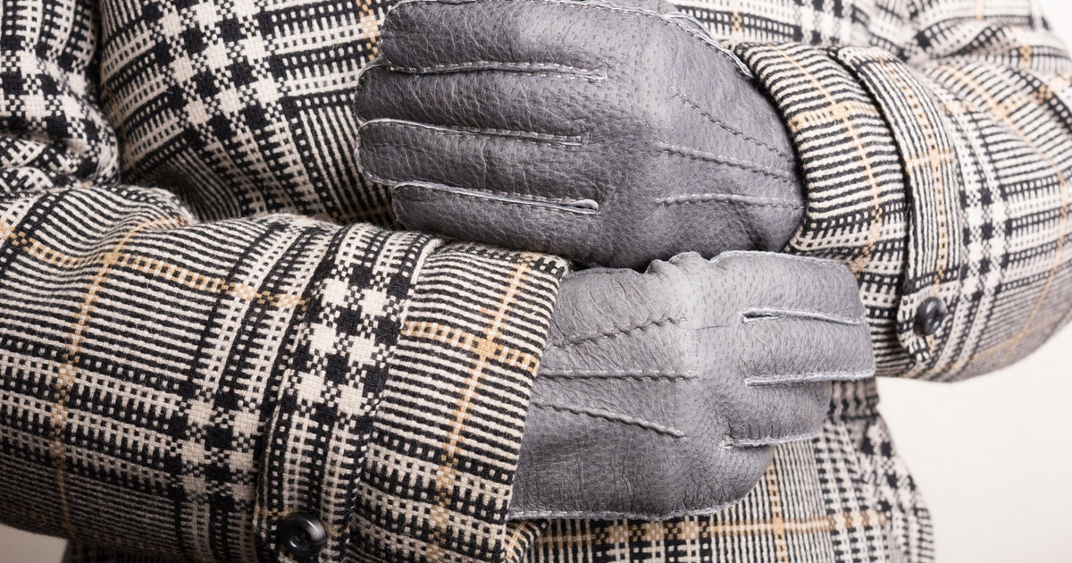 Gants En Cuir PECARI Taille 8 1/4 - Beige, Neuf Sans étiquette, Qualité Supérieure