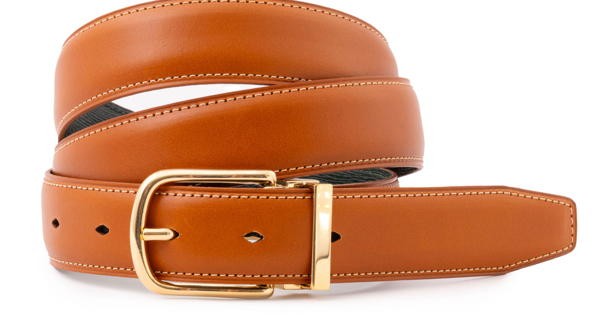 Cognac Tan Leather Belt Cognac Tan Leather Belt