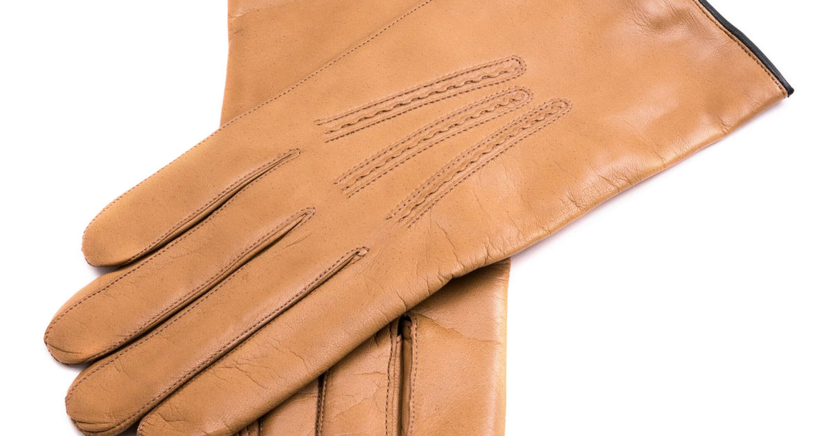 Light Tan Cashmere Lined Lamb Nappa Gloves Light Tan Cashmere Lined Lamb Nappa Gloves