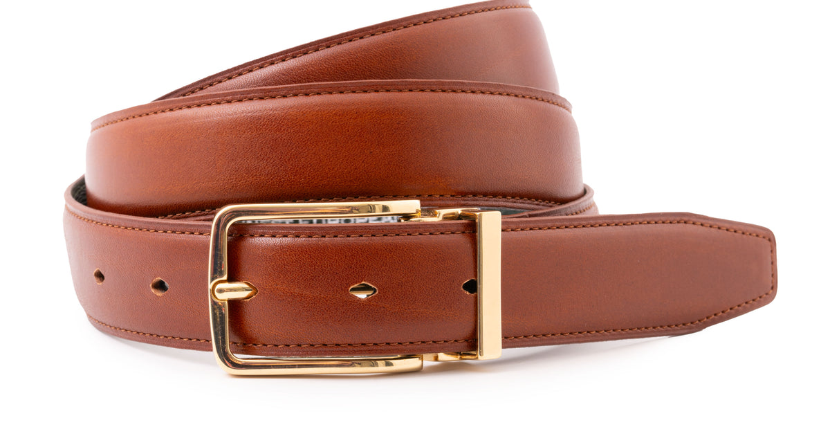 Medium Brown Vegetable Tanned Leather Belt Gentleman's Gazette Medium Brown Vegetable Tanned Leather Belt Gentleman's Gazette