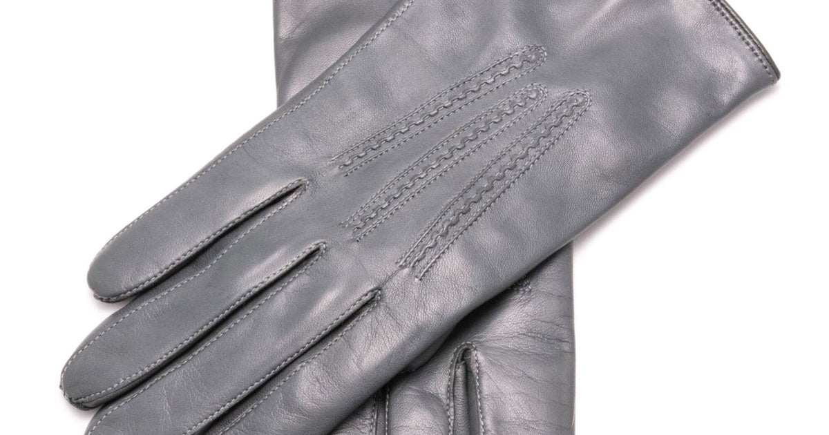 Fort Belvedere Gray Lamb Nappa Gloves