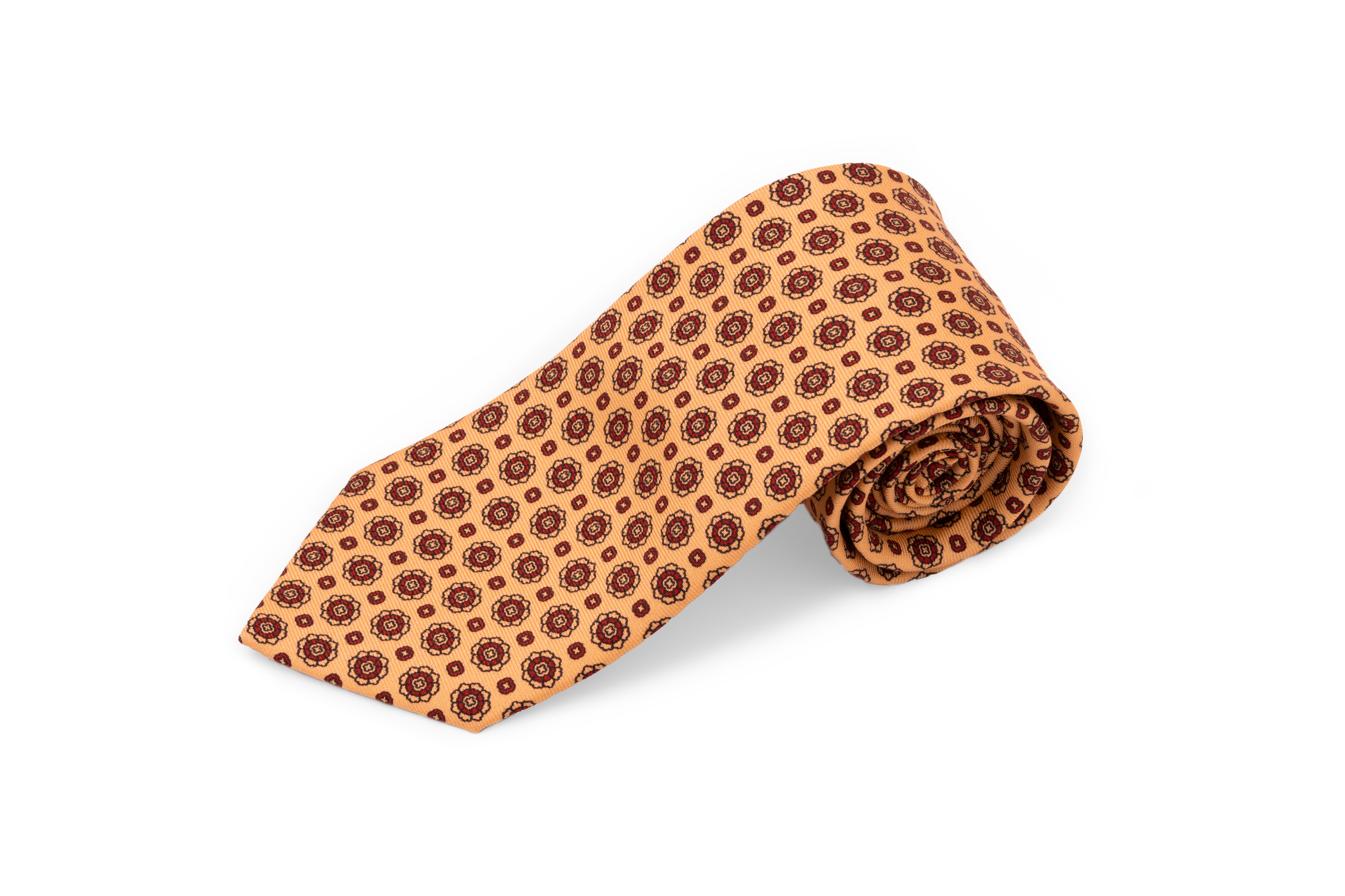 参考上代16500円 未使用 el conductorH PRINT SILK TIE 'FLAME プリント シルク ネクタイ フレイム柄 コンダクター PD23AAC07 ブラック 2 （4575M） 参考上代16500円 未使用 el conductorH PRINT SILK TIE 'FLAME