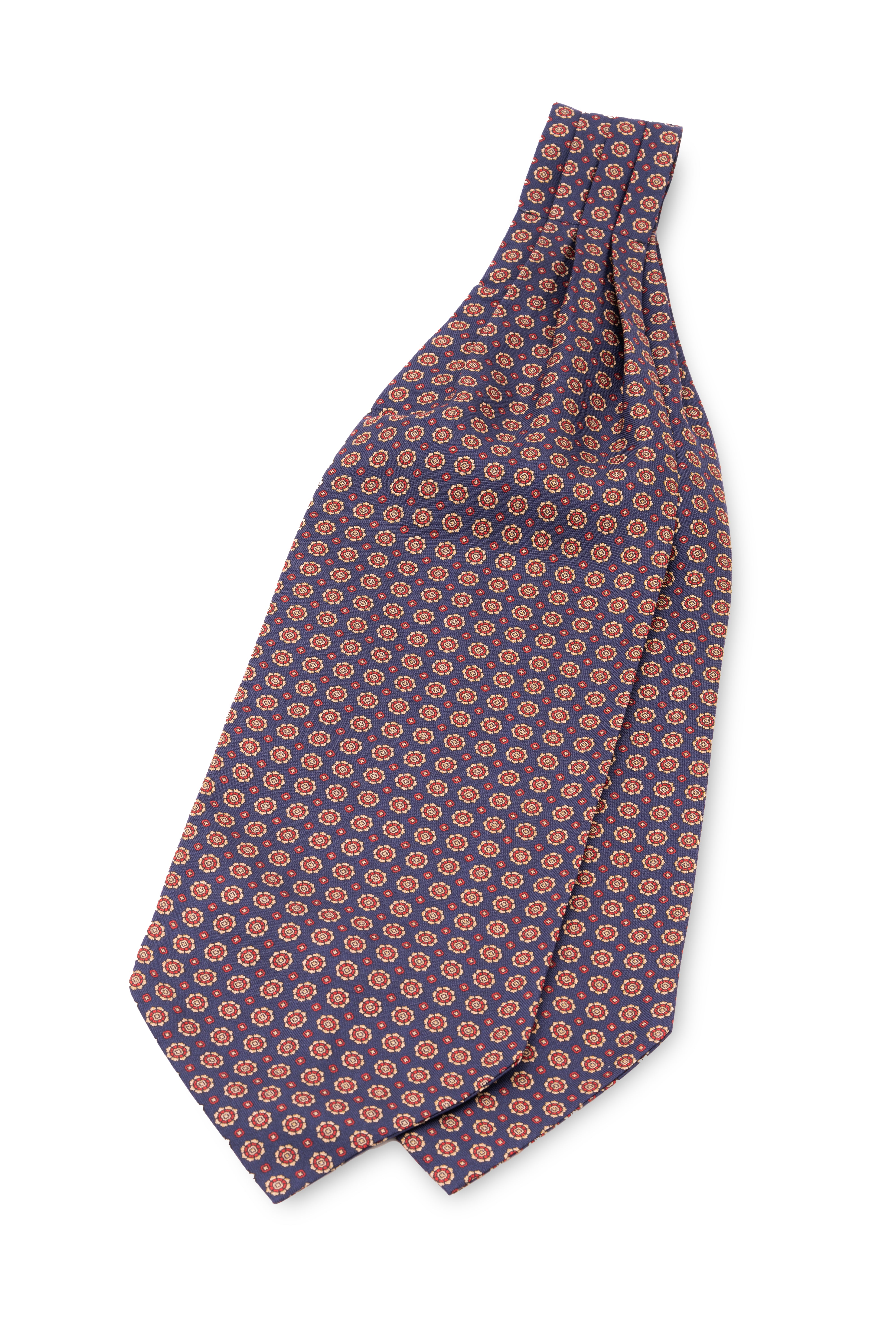 Ascot in Blue with Red & Buff Macclesfield Neats Micropattern
