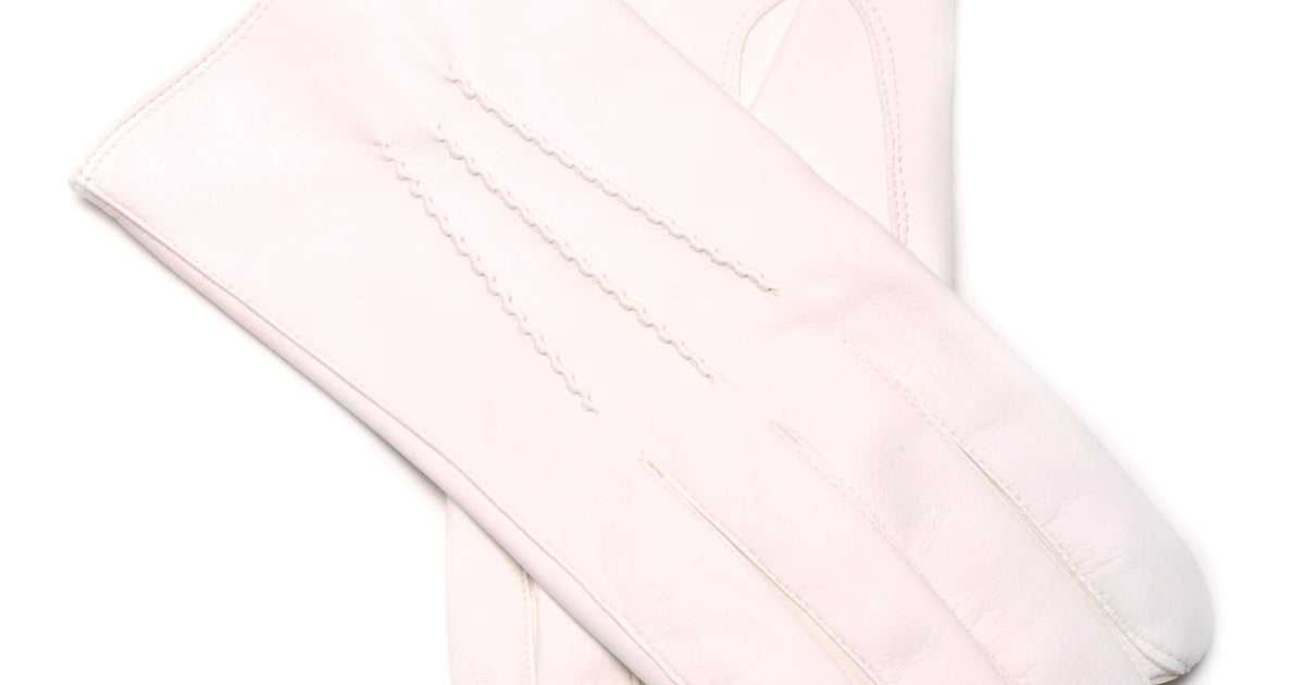 mens white leather dress gloves Honor Guard Gloves (White Leather)