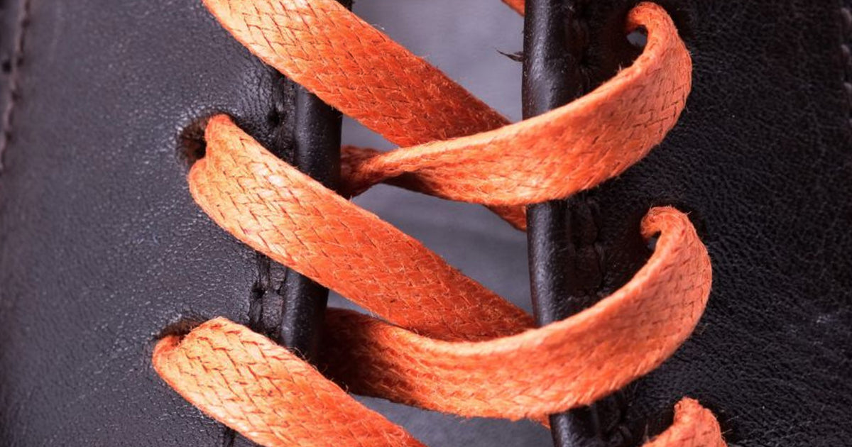 knee length dresses for ladies Flat Orange Waxed Cotton Shoelaces