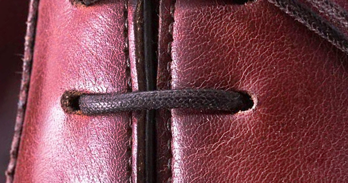 Dark Brown Shoelaces Round - Waxed Cotton Dress Shoe Laces Luxury by Fort Belvedere Gentleman's Gazette Dark Brown Shoelaces Round - Waxed Cotton Dress Shoe Laces Luxury by Fort Belvedere Gentleman's Gazette
