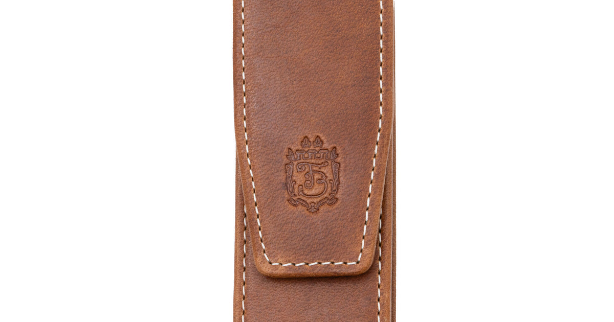 Single Pen Full-Grain Montecristo Leather Case in Saddle Brown   Gentleman's Gazette