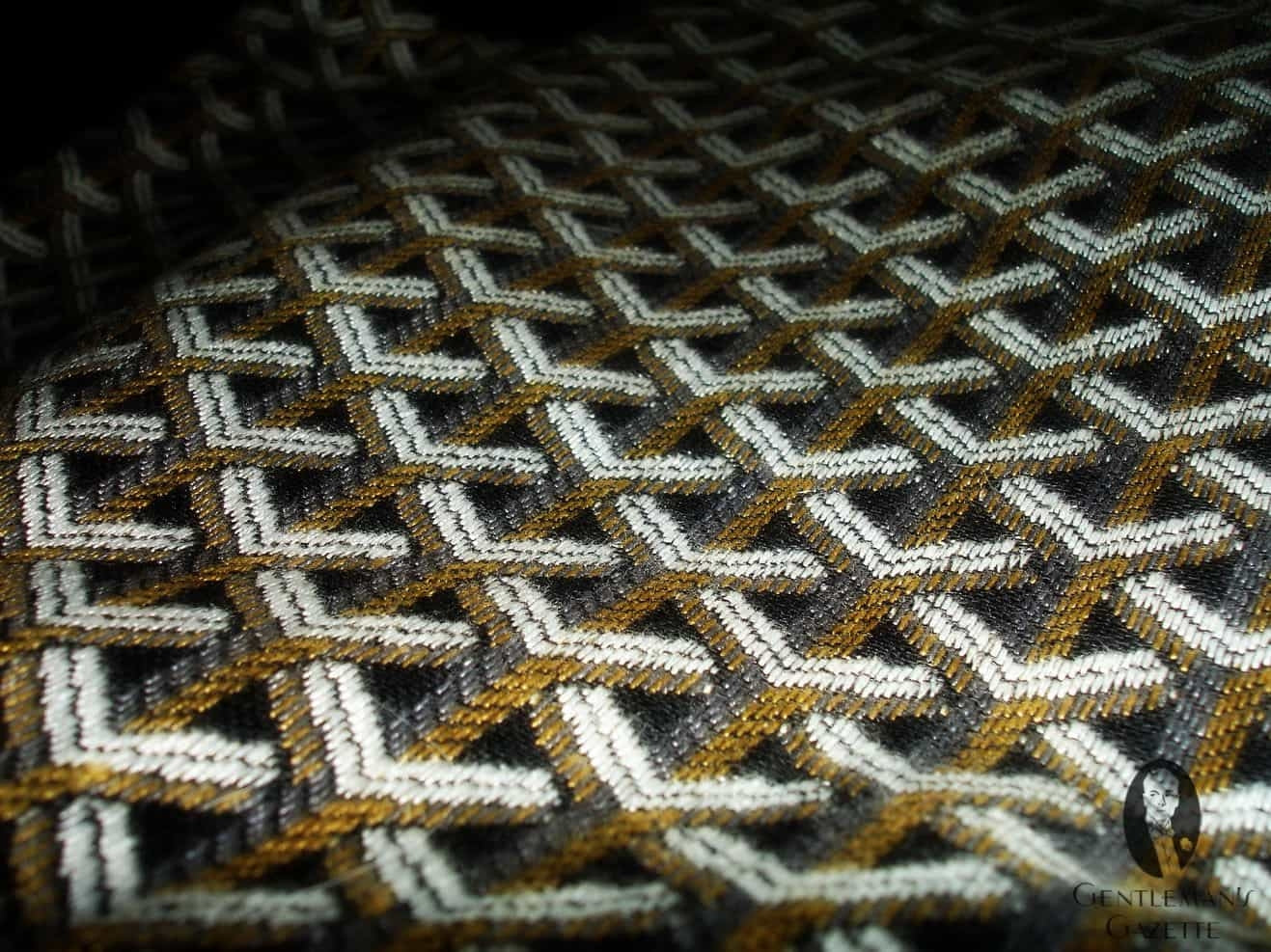 Polka-Dot Jacquard Silk Tie