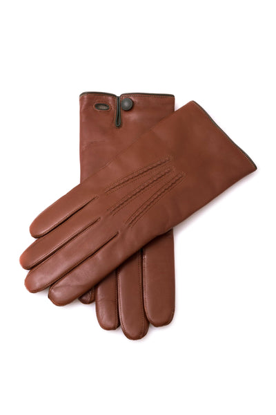 Cognac Brown Men's Dress Leather Gloves with Button by Fort Belvedere Gentleman's Gazette Cognac Brown Men's Dress Leather Gloves with Button by Fort Belvedere Gentleman's Gazette