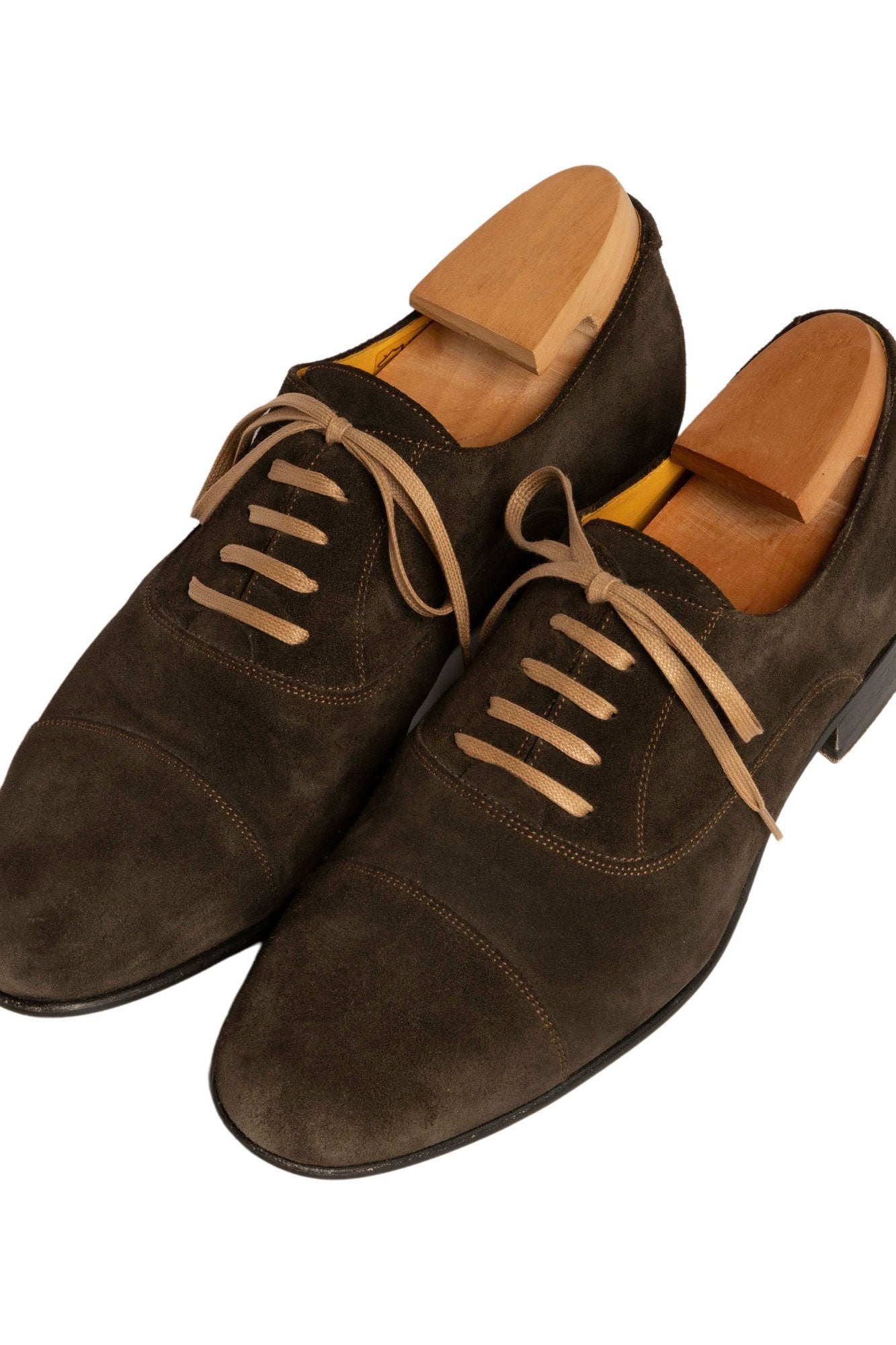 Waxed Dress Shoe Laces Cardigan Collection Light Brown Waxed Cotton Shoelaces - 30" (Perfect For 4-6 Eyelets) - Allen Edmonds Style Waxed Dress Shoe Laces Cardigan Collection Light Brown Waxed Cotton Shoelaces - 30" (Perfect For 4-6 Eyelets) - Allen Edmonds Style