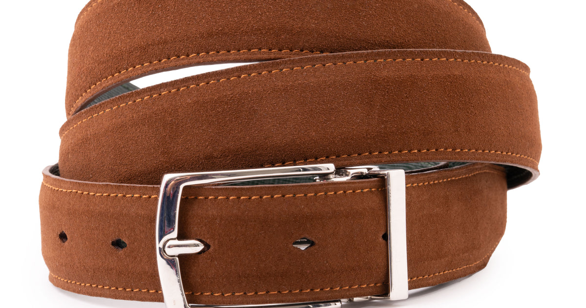 United Polo Elegant Brown Leather Belt with Gold Buckle Polo Ralph Lauren Leather Reversible Belt Brown Black Brass  main image 4