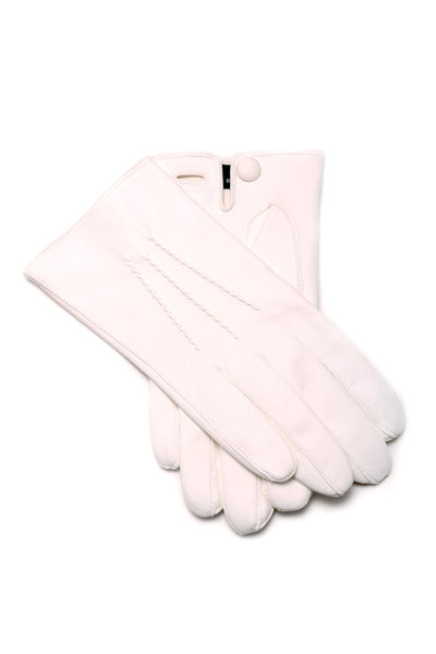 White Men's Evening Nappa Leather Gloves Unlined by Fort Belvedere