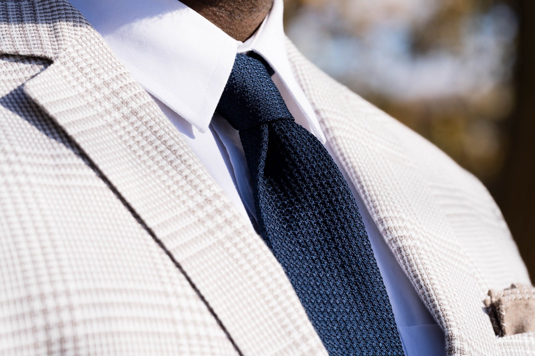 Duvall Solid Grenadine Silk Necktie main image 1