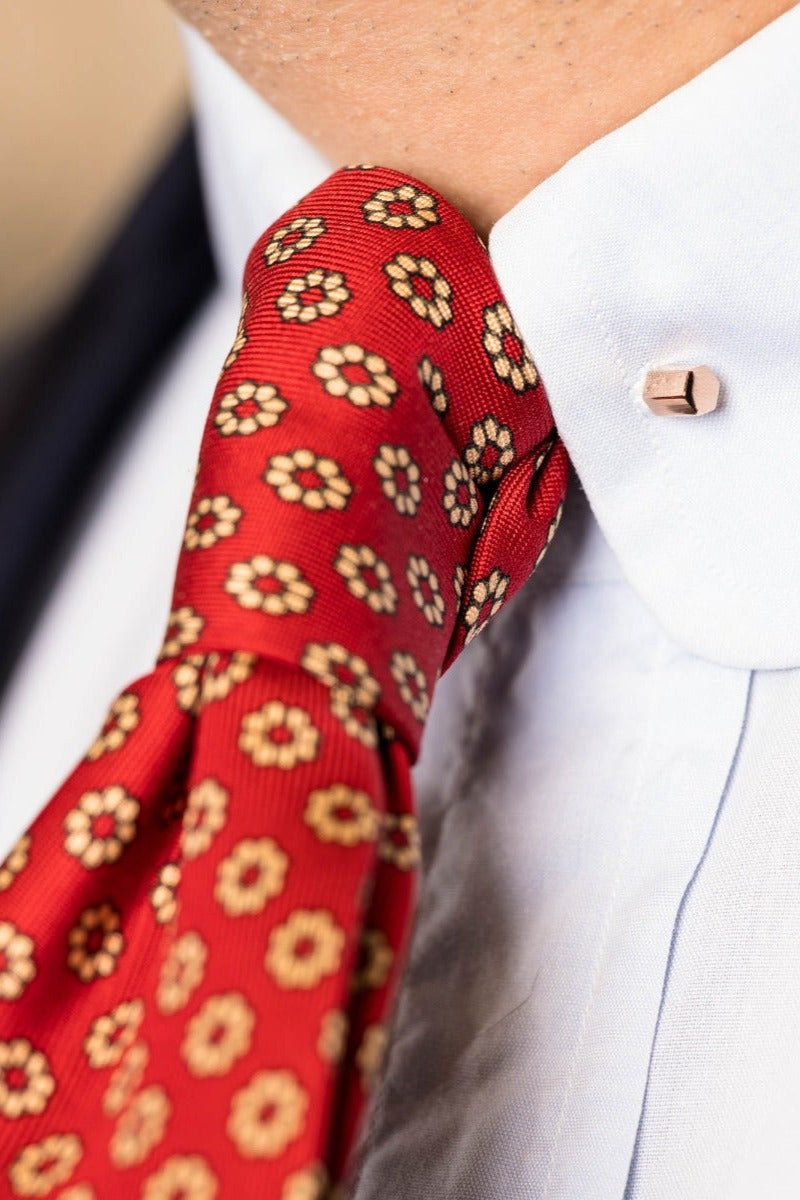 Collar Bar with Ball End in Silver Fort Belvedere – Gentleman's Gazette