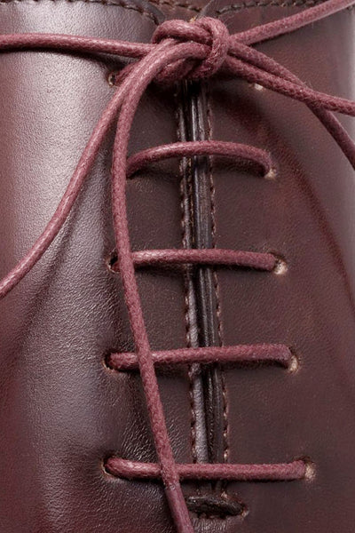 burgundy dress shoe laces Burgundy Luxury Leather Laces