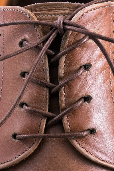shoelaces for brown dress shoes Round Dress Shoelaces -Dark Brown