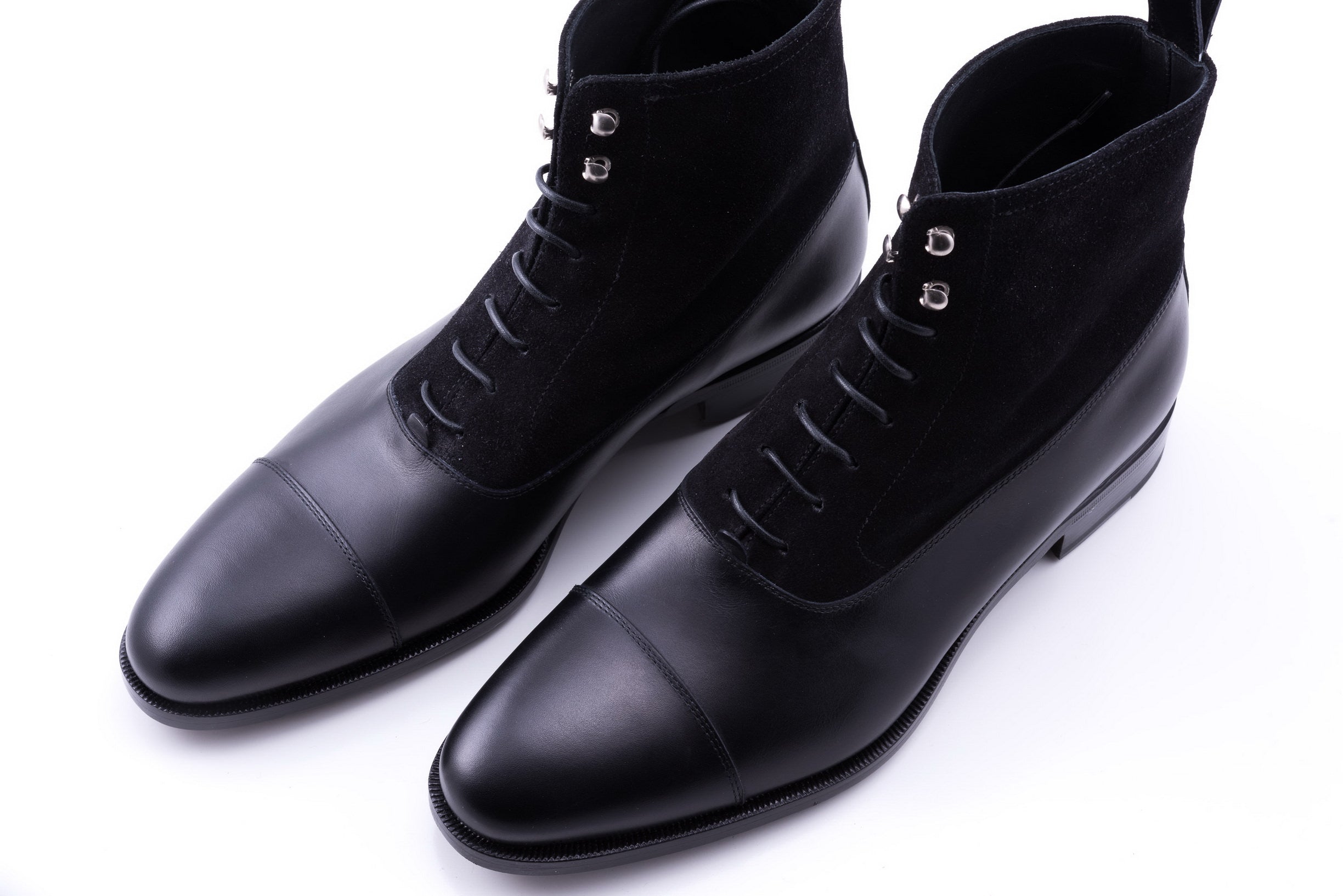 Black Shoelaces Flat Waxed Cotton