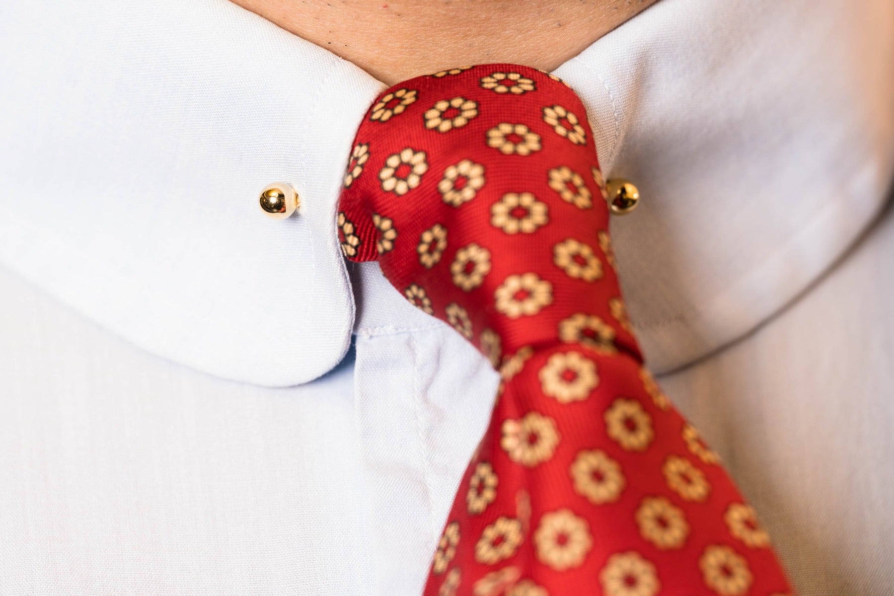 Collar Bar with Hexagonal End Yellow Gold Fort Belvedere – Gentleman's ...